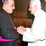Bishop with Pope Benedict 16