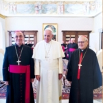 Bishop with Pope Francis