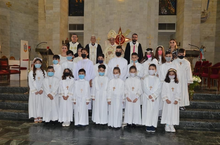 First Communion Mass at the Archangel Raphael Chaldean Cathedral in ...