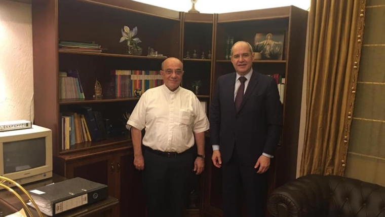 Visit of the President of the Lebanese Bar Association to the Bishopric in Baabda