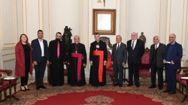 Delegation of the Chaldean Church in Lebanon visits Maronite Patriarch
