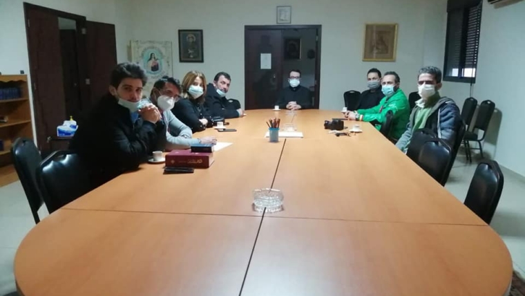 A delegation from the Saint Rafqa Association visits the Chaldean Diocese of Beirut