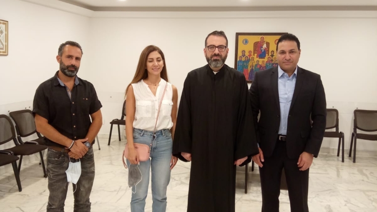 A delegation from the Foundation of the Society of Saint Rafqa visits the Chaldean diocese of Beirut
