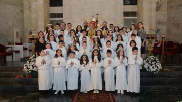 First Communion of Parish children