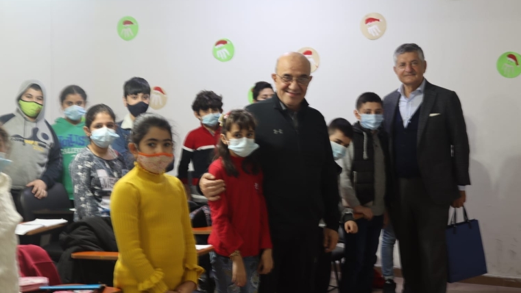 Mr. Philippe Bidawid visits the Saint Thomas Educational center