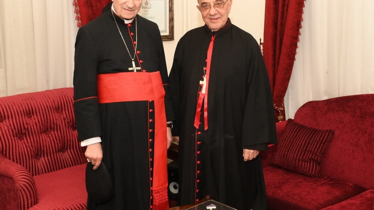 Visiting Patriarch Boutrous El_ Rai