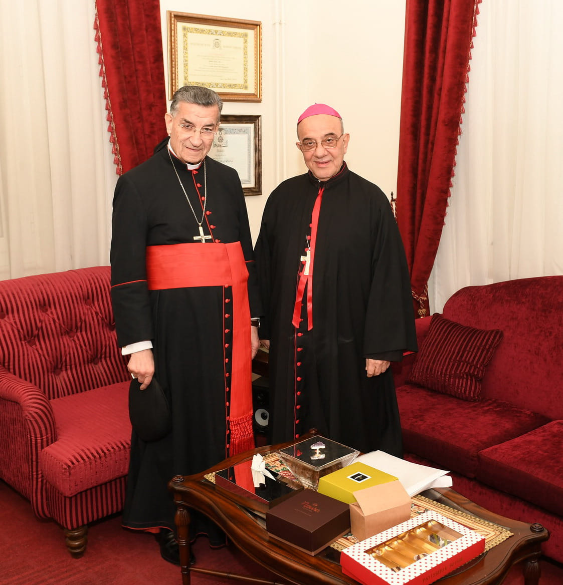 Visiting Patriarch Boutrous El_ Rai