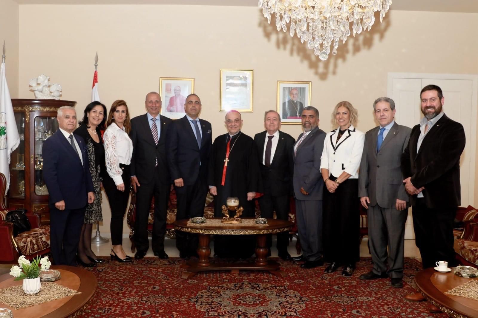 Visit of the Lebanese Kataeb Party the Chaldean Diocese of Beirut