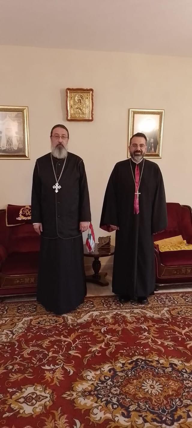 Visit of Monsieur Traboulsi, Archimandrite Philip Vasiliev