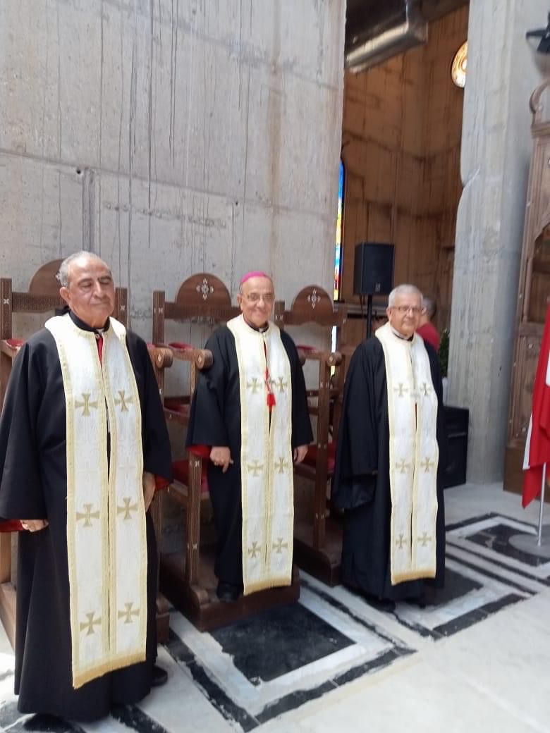 Bishop Kassarji participated at the ceremonial Divine Liturgy of Caritas Lebanon’s 50th anniversary.