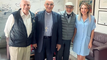 Bishop Kassarji visiting Ordre of Malta