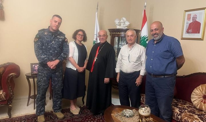 Ectus Association of the Immaculate Heart of Mary and the Sisters of Jesus Crucified visited at the Chaldean Diocese of Beirut