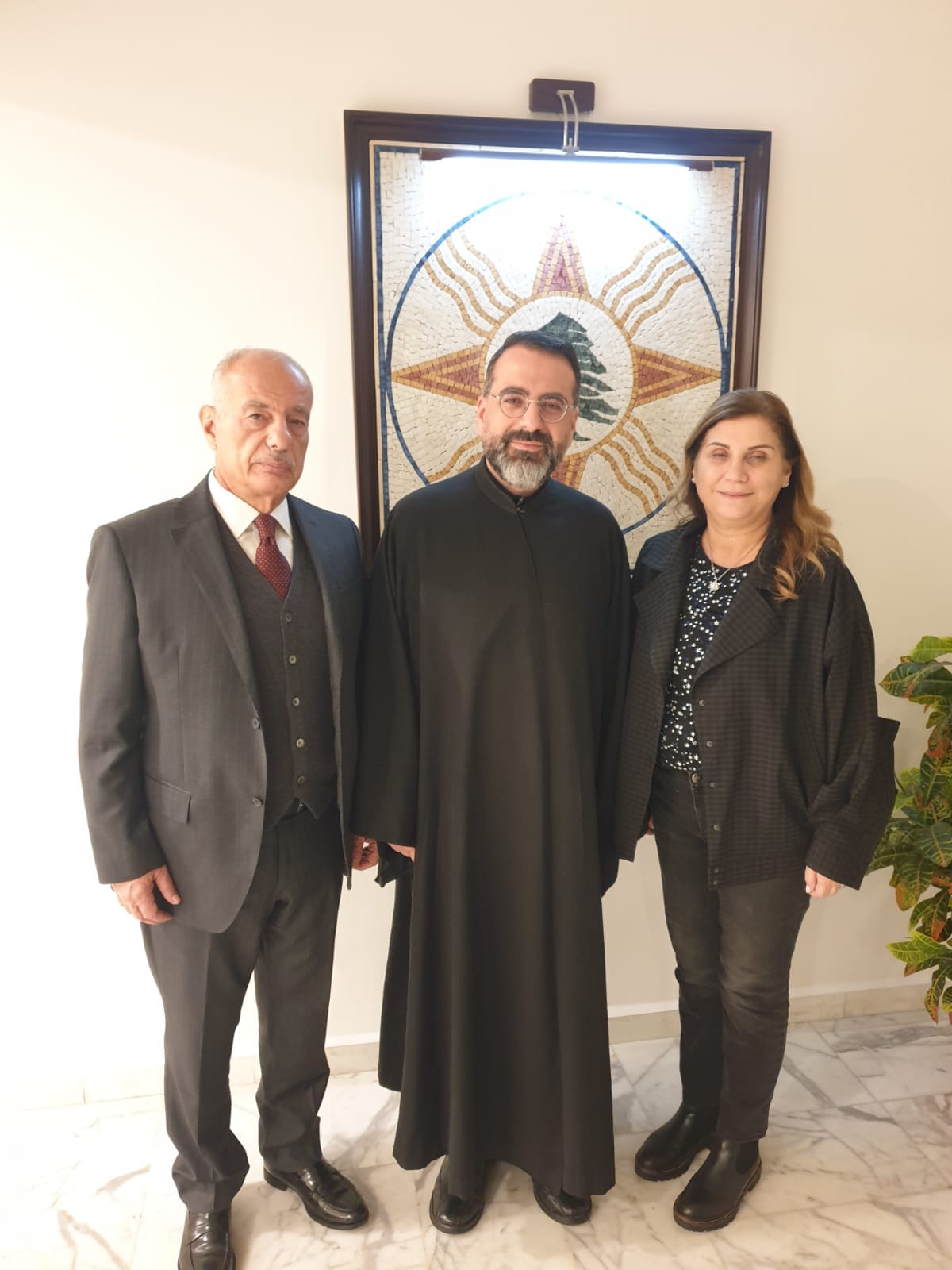 Visit of MP Jean Talouzian and His wife to the Chaldean Diocese