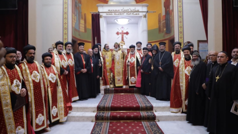 Participation of Bishop Kassarji at the service of installation of the Syriac Orthodox Bishop of Mount Lebanon