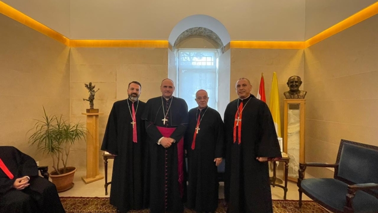Visit to the Apostolic Nunciature in Harissa