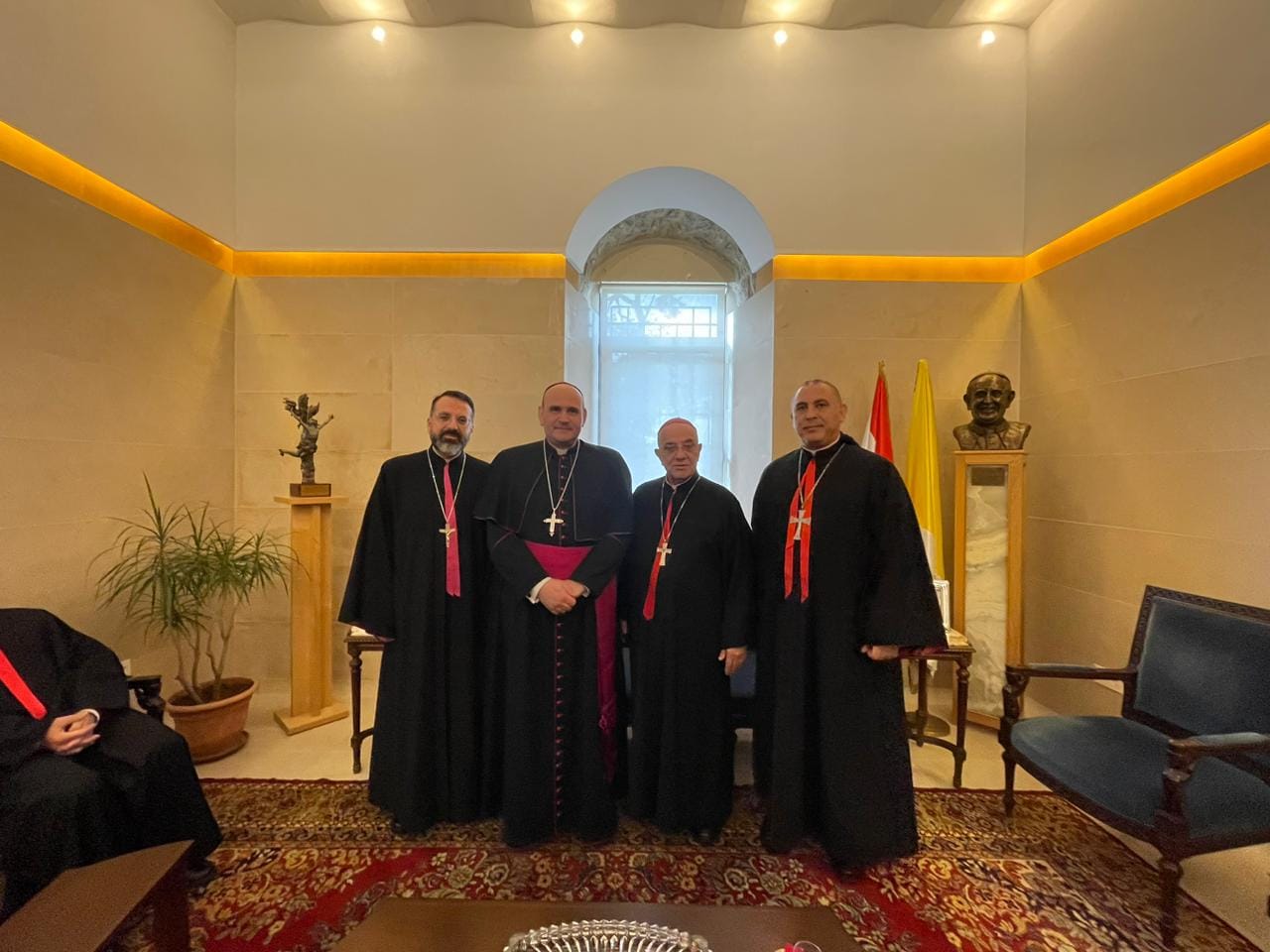 Visit to the Apostolic Nunciature in Harissa