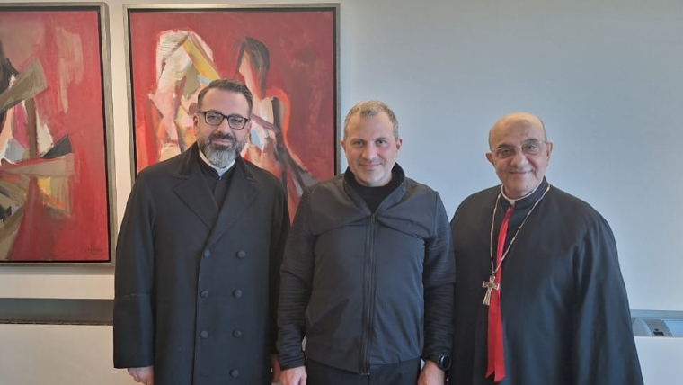 Visit of MP Gebran Bassil to the Chaldean Church
